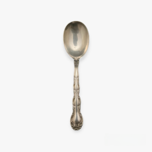 Alvin, French Scroll Sterling Silver Desert Spoon