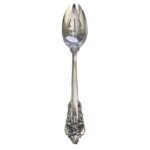 Wallace, Grande Baroque Sterling Silver Pierced Serving Spoon