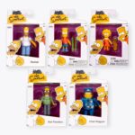 The Simpsons 2.5" action figures, Jakks Pacific 2024 collection, Homer Simpson, Bart Simpson, Lisa Simpson