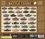 TANKS Through the Ages Jigsaw Puzzle 1000pc - Image 2