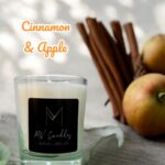 Cinnamon and Apple Scented Candle www.mv-candles.co.uk Meden Vale Candles