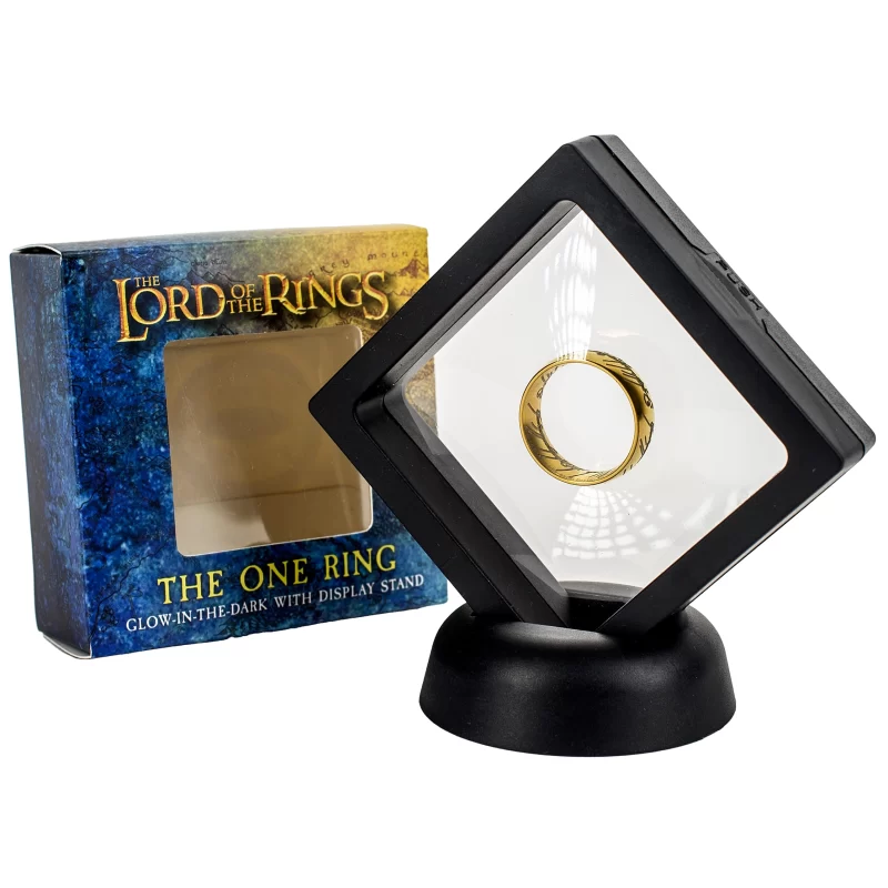 Official Lord of the Rings glow-in-the-dark The One Ring replica, collectable ring, Lord of the Rings merchandise